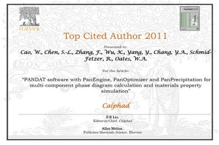Elsevier Top Cited Author